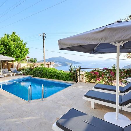Luxus Villa Skyla Mit 5 Schlafzimmern & Meer-Blick Kas Exterior photo