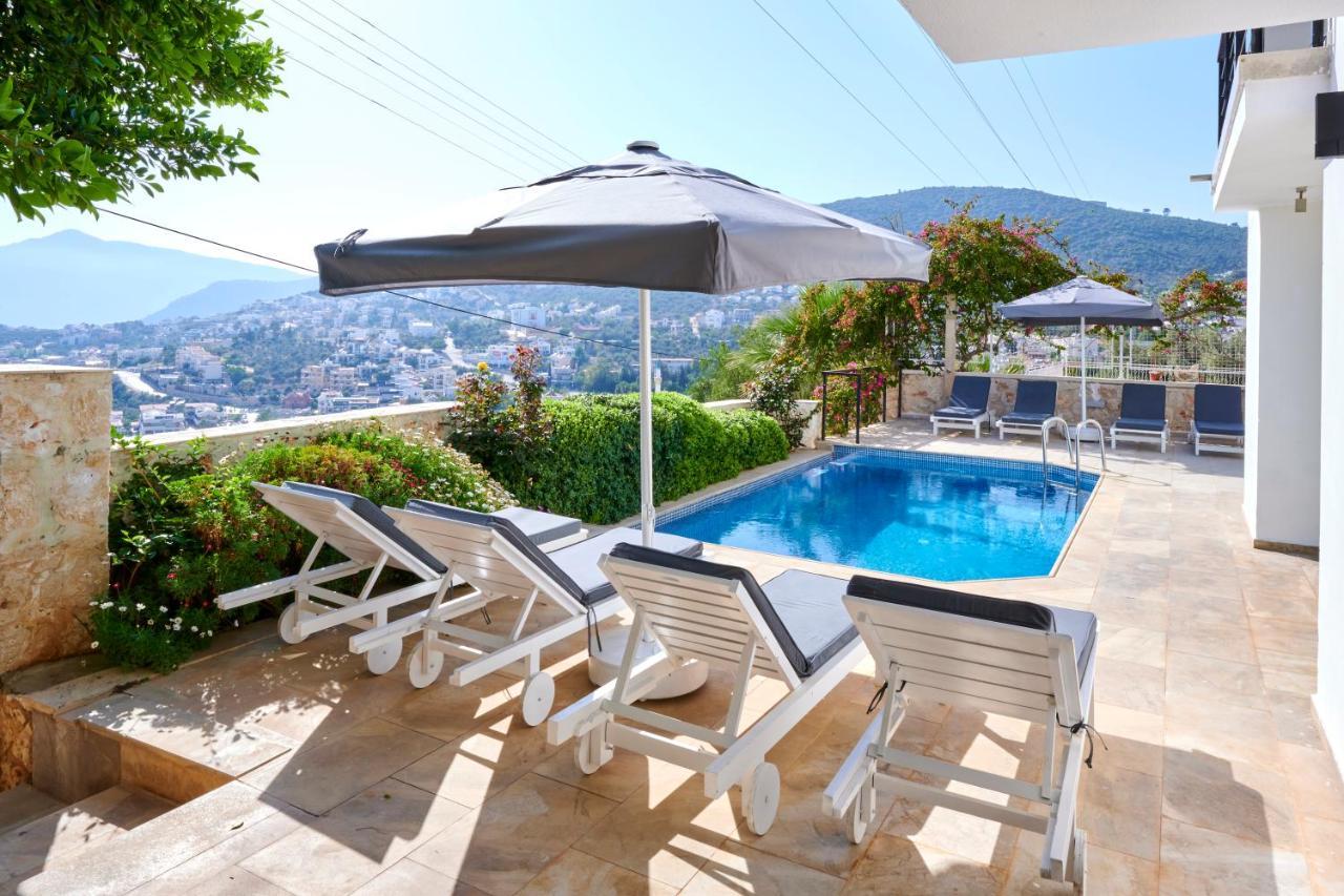 Luxus Villa Skyla Mit 5 Schlafzimmern & Meer-Blick Kas Exterior photo