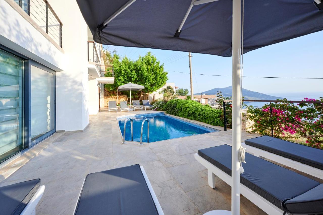 Luxus Villa Skyla Mit 5 Schlafzimmern & Meer-Blick Kas Exterior photo