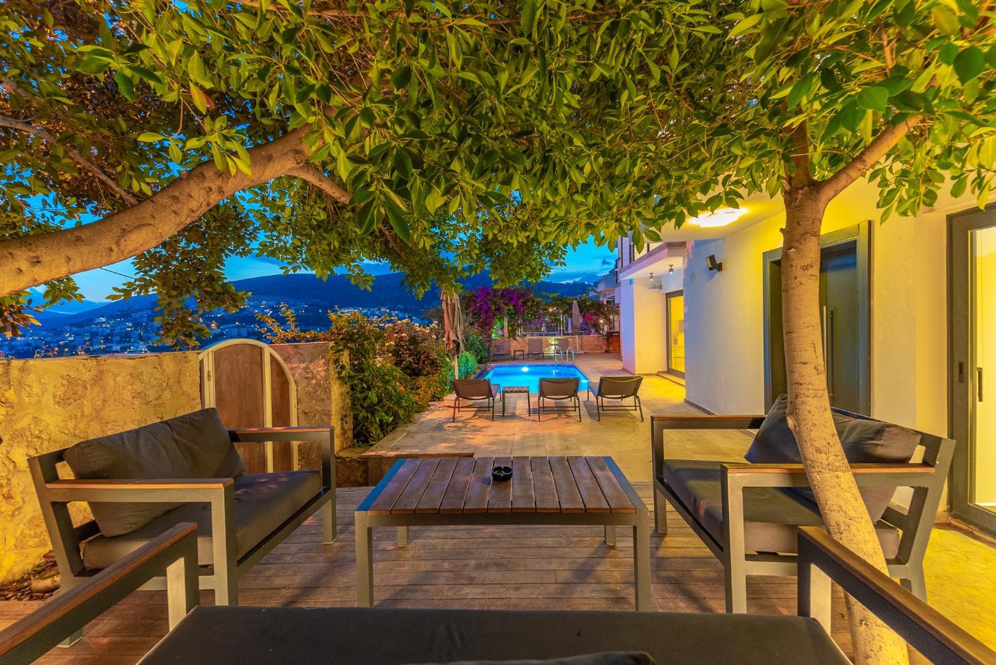 Luxus Villa Skyla Mit 5 Schlafzimmern & Meer-Blick Kas Exterior photo